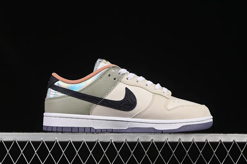 All categories Nk SB Dunk Series Nk SB Dunk Low low-top sneakers Nike Dunk Low "Floral Swoosh" floral theme low-top casual sneakers HV5750-133